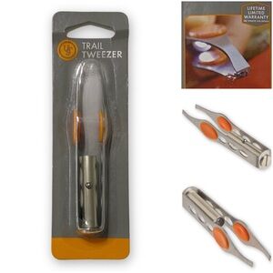 Ultimate Survival Technologies Trail Tweezer LED Light Up Metal Tweezers 0618
